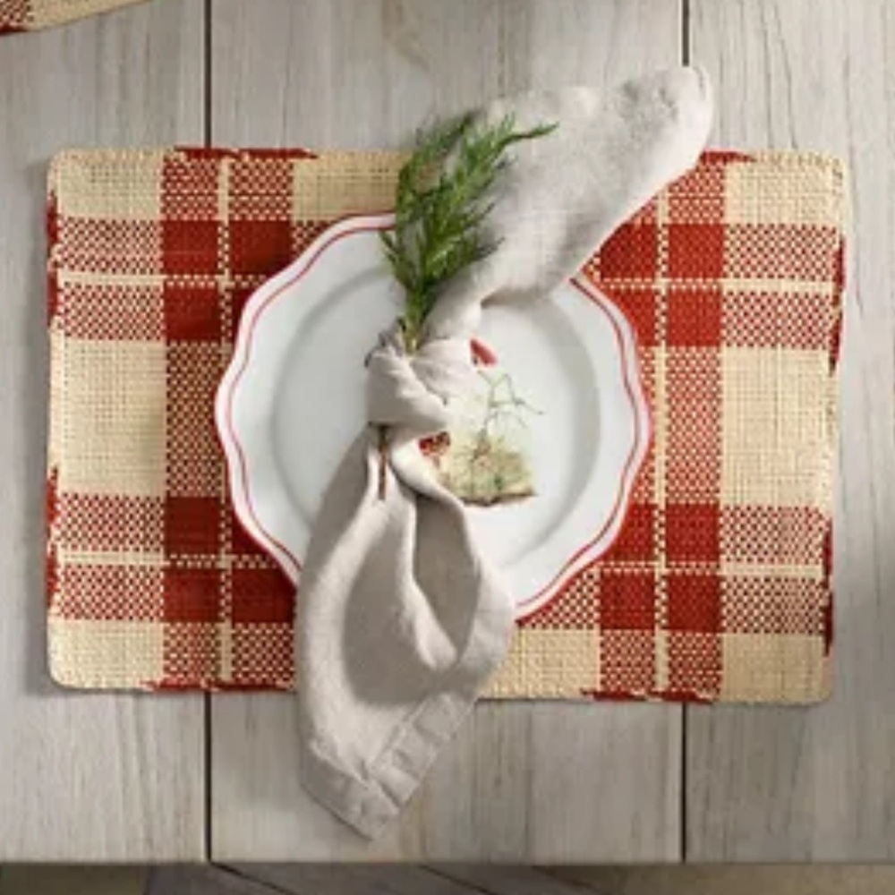 Anthropologie IRACA PALM PLACEMATS, SET OF 2